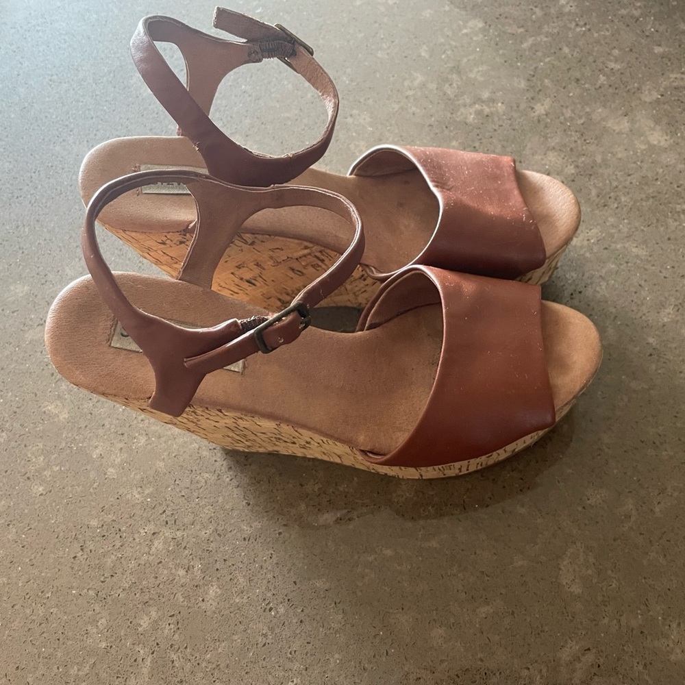 Brown Wedge Sandals